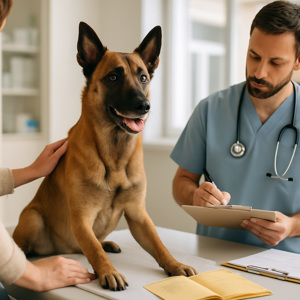 Gesundheitsvorsorge und Tierarzttermine für Hunde – Malinois-Zabo