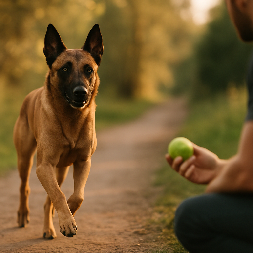 Aktivitätsbedarf sportlicher Hunderassen Training Malinois-Zabo
