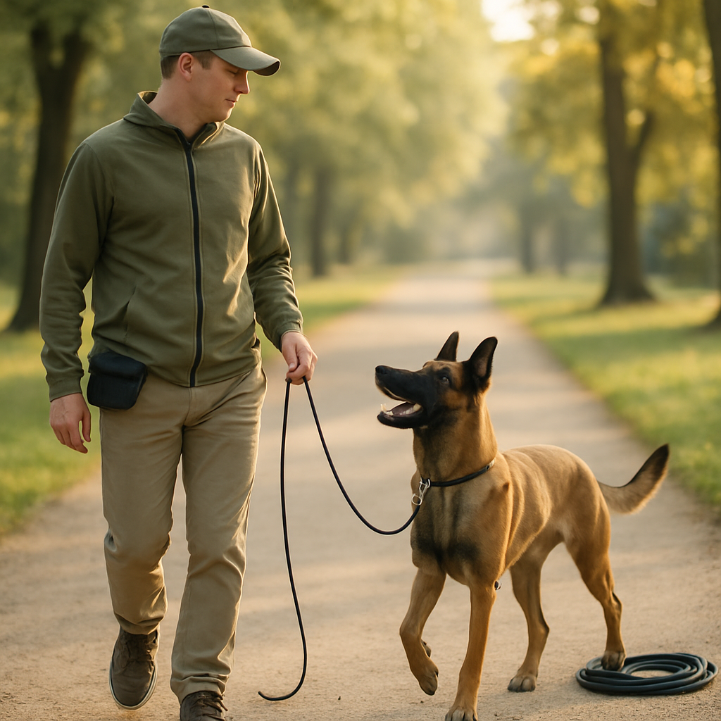 Leinenführigkeit und Rückruf trainieren – Malinois-Zabo.de